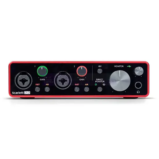 Focusrite Scarlett 2i2 Gen-3 Sound Card